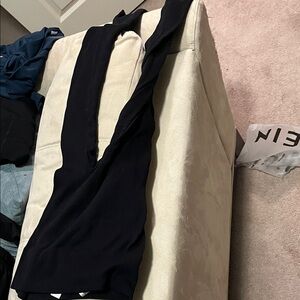 Women's Black Ribbed Leggings - Classic Everyday Legging